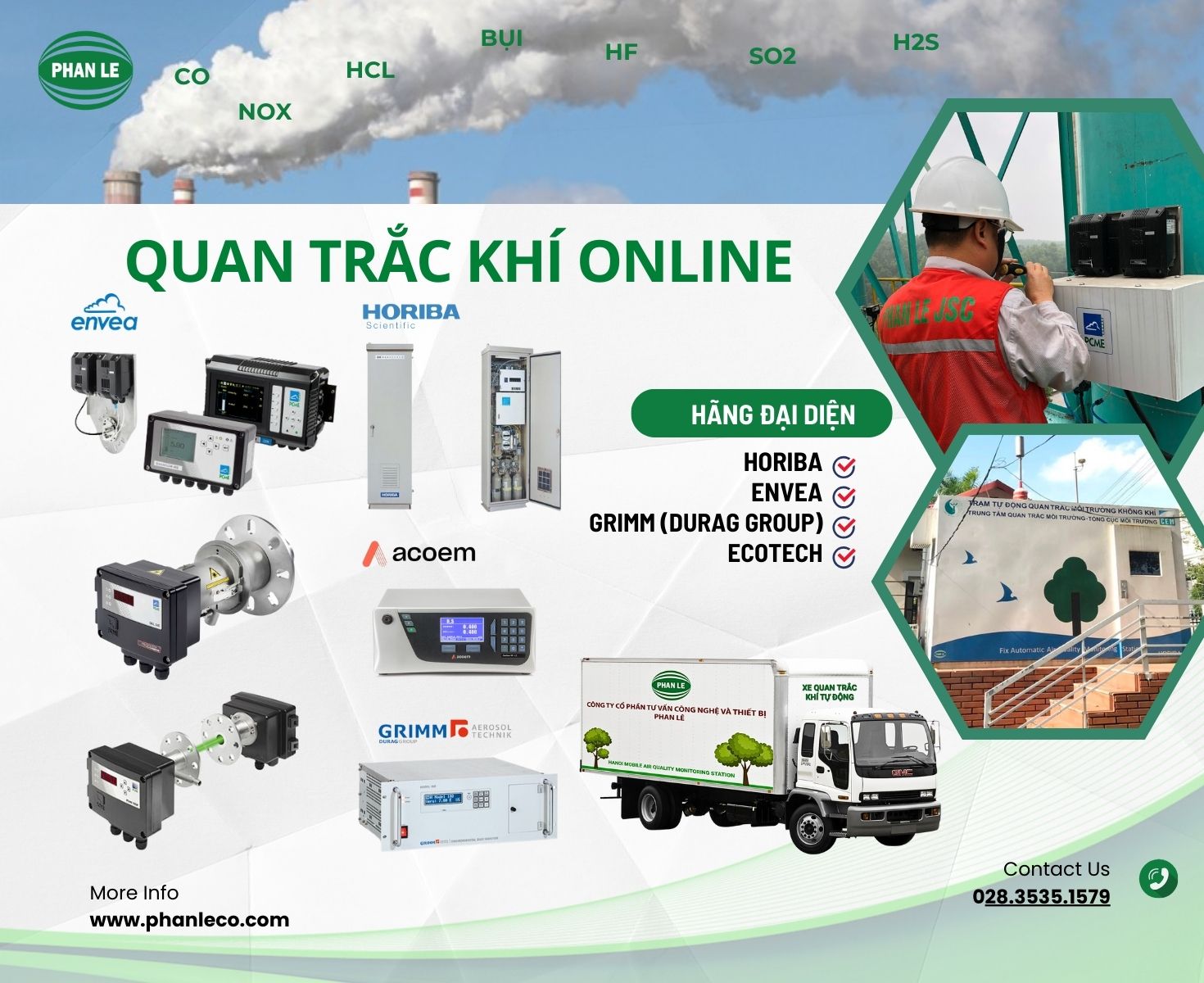 (Phan Lê) - Quy định của pháp luật về quan trắc bụi, khí thải công nghiệp như thế nào?